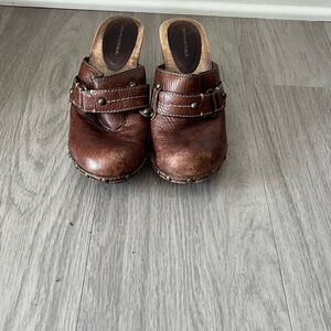 Banana Republic Brown Leather Heels
